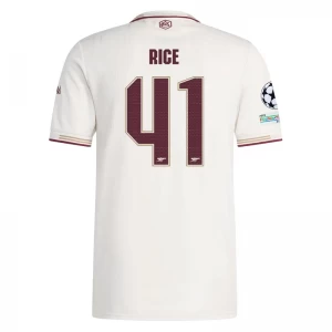 Arsenal FC Fußballtrikot Declan Rice #41 2025-26 Champions League Ausweichtrikot Herren