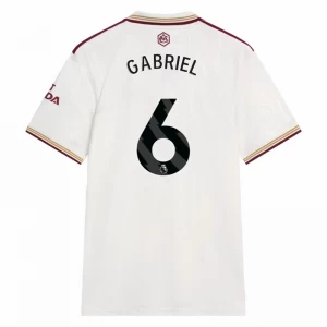 Arsenal FC Fußballtrikot Gabriel Magalhães #6 2025-26 Ausweichtrikot Herren