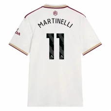 Arsenal FC Fußballtrikot Gabriel Martinelli #11 2025-26 Ausweichtrikot Herren