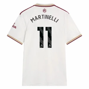 Arsenal FC Fußballtrikot Gabriel Martinelli #11 2025-26 Ausweichtrikot Herren
