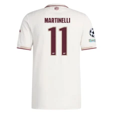 Arsenal FC Fußballtrikot Gabriel Martinelli #11 2025-26 Champions League Ausweichtrikot Herren