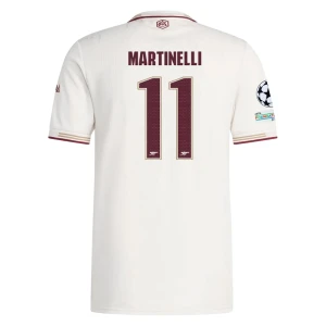 Arsenal FC Fußballtrikot Gabriel Martinelli #11 2025-26 Champions League Ausweichtrikot Herren