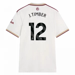 Arsenal FC Fußballtrikot J. Timber #12 2025-26 Ausweichtrikot Herren