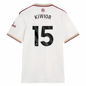 Arsenal FC Fußballtrikot Kiwior #15 2025-26 Ausweichtrikot Herren
