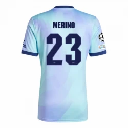 Arsenal FC Fußballtrikot Merino #23 2024-25 UCL Ausweichtrikot Herren