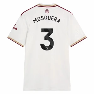Arsenal FC Fußballtrikot Mosquera #3 2025-26 Ausweichtrikot Herren