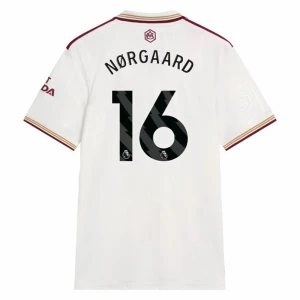 Arsenal FC Fußballtrikot Norgaard #16 2025-26 Ausweichtrikot Herren