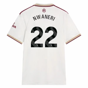 Arsenal FC Fußballtrikot Nwaneri #22 2025-26 Ausweichtrikot Herren