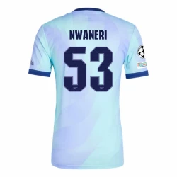 Arsenal FC Fußballtrikot Nwaneri #53 2024-25 UCL Ausweichtrikot Herren