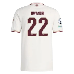 Arsenal FC Fußballtrikot Nwarei #22 2025-26 Champions League Ausweichtrikot Herren