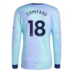 Arsenal FC Fußballtrikot Tomiyasu #18 2024-25 Ausweichtrikot Herren Langarm