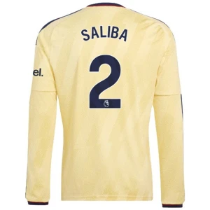 Arsenal FC Fußballtrikot William Saliba #2 2026-27 Ausweichtrikot Herren Langarm