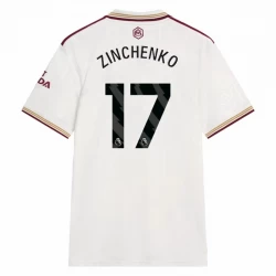 Arsenal FC Fußballtrikot Zinchenko #17 2025-26 Ausweichtrikot Herren