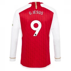 Arsenal FC Gabriel Jesus #9 Fußballtrikots 2023-24 Heimtrikot Herren Langarm