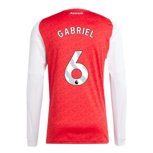 Arsenal FC Gabriel Magalhães #6 Fußballtrikot 2025-26 Heimtrikot Herren Langarm