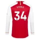 Arsenal FC Granit Xhaka #34 Fußballtrikots 2023-24 Heimtrikot Herren Langarm