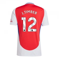 Arsenal FC J.Timber #12 Fußballtrikot 2024-25 Heimtrikot Herren