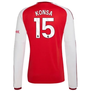 Arsenal FC Konsa #15 Fußballtrikot 2026-27 Heimtrikot Herren Langarm