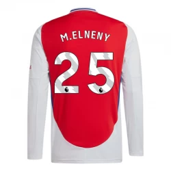 Arsenal FC M. Elneny #25 Fußballtrikot 2024-25 Heimtrikot Herren Langarm