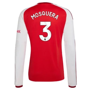 Arsenal FC Mosquera #3 Fußballtrikot 2026-27 Heimtrikot Herren Langarm