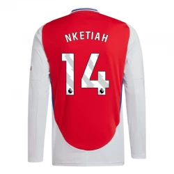 Arsenal FC Nketiah #14 Fußballtrikot 2024-25 Heimtrikot Herren Langarm