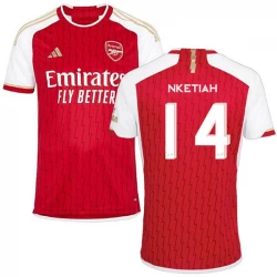 Arsenal FC Nketiah #14 Fußballtrikots 2023-24 UCL Heimtrikot Herren