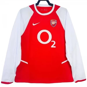 Arsenal FC Retro Trikot 2002-04 Heim Herren Langarm