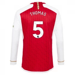 Arsenal FC Thomas #5 Fußballtrikots 2023-24 Heimtrikot Herren Langarm