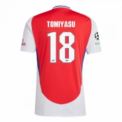 Arsenal FC Tomiyasu #18 Fußballtrikot 2024-25 UCL Heimtrikot Herren