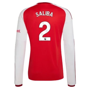 Arsenal FC William Saliba #2 Fußballtrikot 2026-27 Heimtrikot Herren Langarm