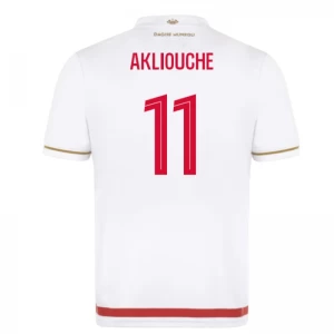 AS Monaco Akliouche #11 Fußballtrikot 2025-26 Heimtrikot Herren