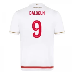 AS Monaco Balogun #9 Fußballtrikot 2025-26 Heimtrikot Herren