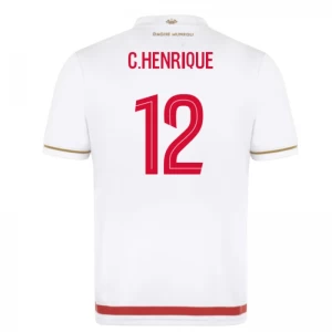 AS Monaco C. Henrique #12 Fußballtrikot 2025-26 Heimtrikot Herren