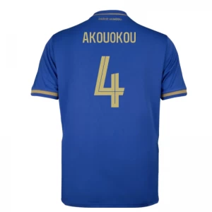 AS Monaco Fußballtrikot 2025-26 Akouokou #4 Auswärtstrikot Herren