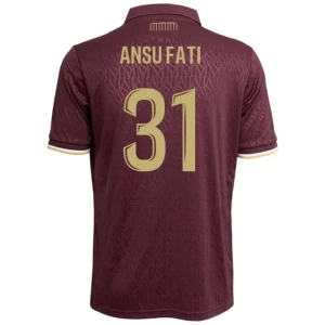 AS Monaco Fußballtrikot 2026-27 Ansu Fati #31 Auswärtstrikot Herren