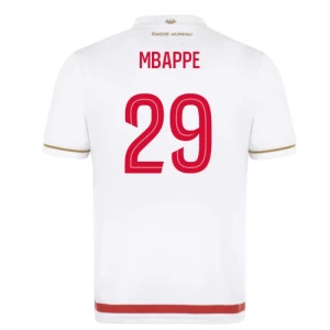 AS Monaco Mbappe #29 Fußballtrikot 2025-26 Heimtrikot Herren