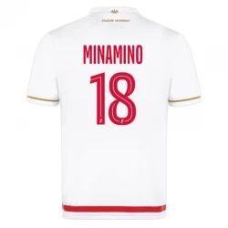 AS Monaco Minamino #18 Fußballtrikot 2025-26 Heimtrikot Herren