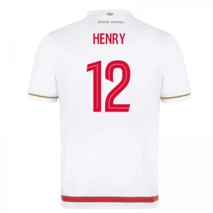 AS Monaco Thierry Henry #12 Fußballtrikot 2025-26 Heimtrikot Herren
