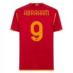 AS Roma Abraham #9 Fußballtrikots 2023-24 Heimtrikot Herren