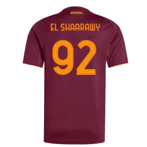 AS Roma El Shaarawy #92 Fußballtrikot 2025-26 Heimtrikot Herren
