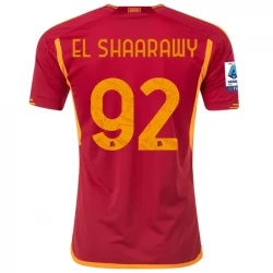 AS Roma El Shaarawy #92 Fußballtrikots 2023-24 Heimtrikot Herren
