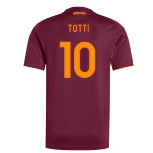 AS Roma Francesco Totti #10 Fußballtrikot 2025-26 Heimtrikot Herren