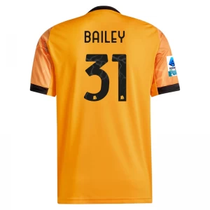 AS Roma Fußballtrikot 2025-26 Bailey #31 Auswärtstrikot Herren