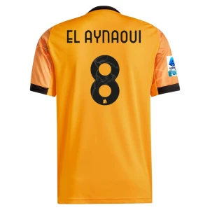 AS Roma Fußballtrikot 2025-26 El Ayanoui #8 Auswärtstrikot Herren