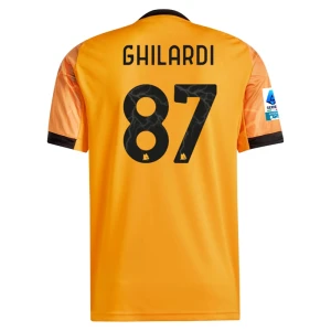 AS Roma Fußballtrikot 2025-26 Ghilradi #87 Auswärtstrikot Herren