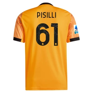 AS Roma Fußballtrikot 2025-26 Pisilli #61 Auswärtstrikot Herren