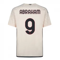 AS Roma Fußballtrikots 2023-24 Abraham #9 Auswärtstrikot Herren