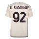 AS Roma Fußballtrikots 2023-24 El Shaarawy #92 Auswärtstrikot Herren