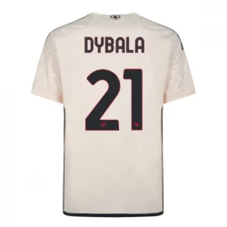 AS Roma Fußballtrikots 2023-24 Paulo Dybala #21 Auswärtstrikot Herren