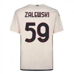 AS Roma Fußballtrikots 2023-24 Zalewski #59 Auswärtstrikot Herren